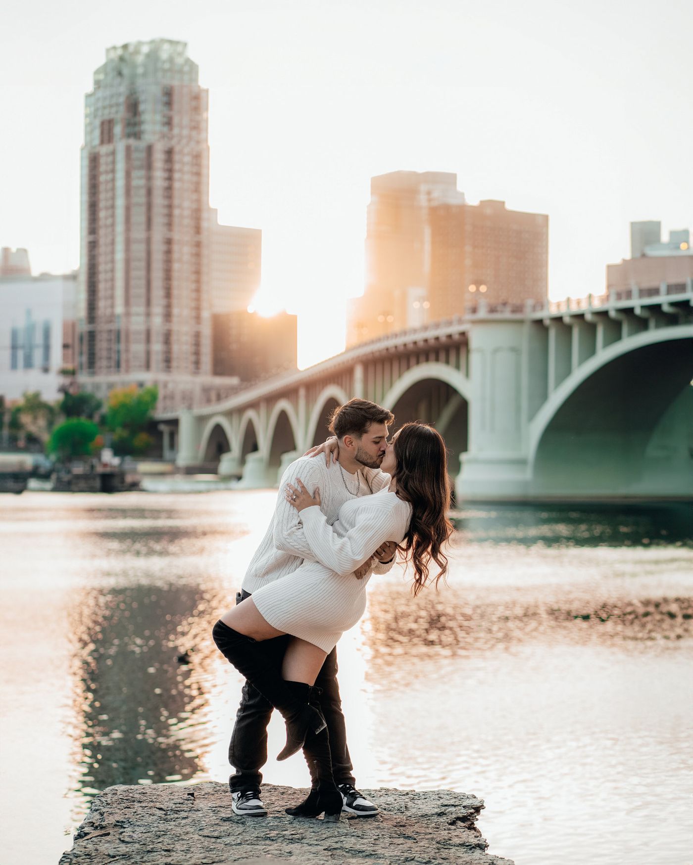 Engagement and couples portrait in Minnesota, image 108