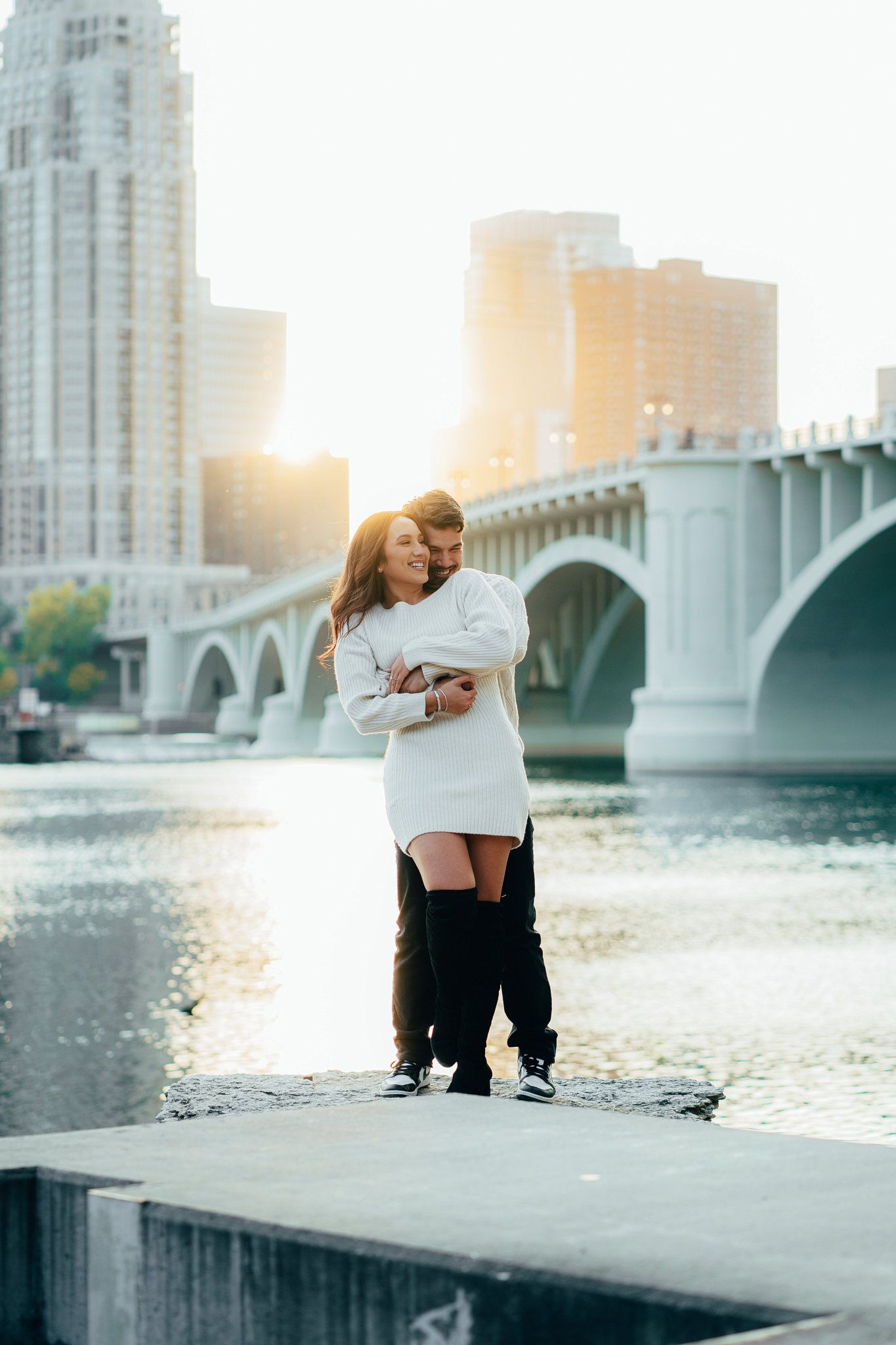 Engagement and couples portrait in Minnesota, image 91